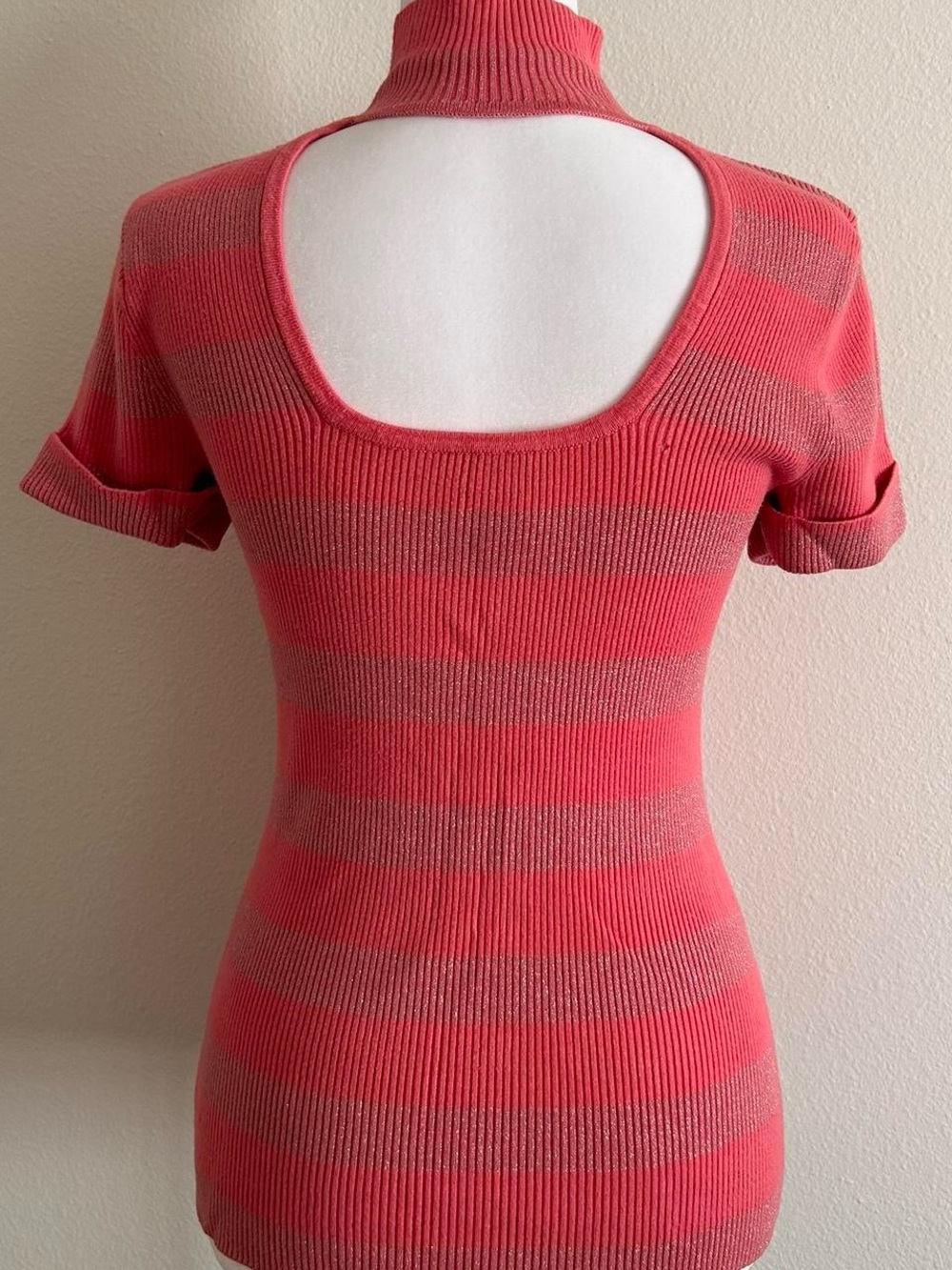pink y2k striped top - Picture 2 of 6